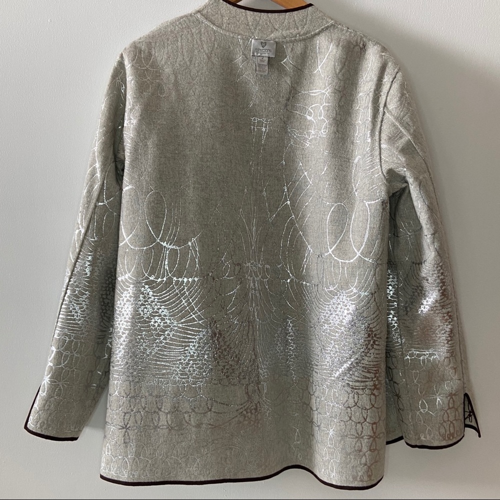 Chico’s Drape Front Open Jacket Reversible - image 4